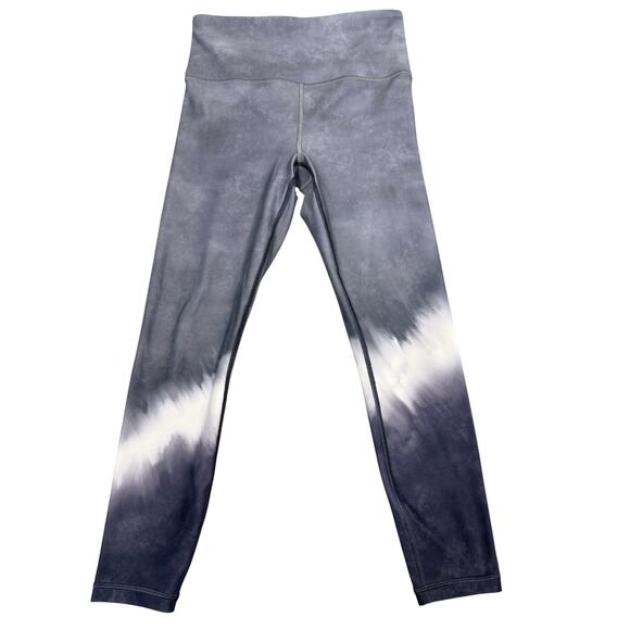 Athleta Elation 7/8 Leggings Gray Tie Dye Ombre – Size Small - Picture 2 of 5